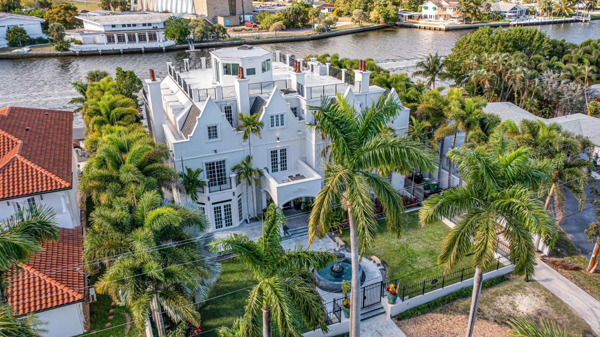 The Modern Castle Canal View Access Rooftop Living Greenhouse Vlllas Fort Lauderdale Dış mekan fotoğraf